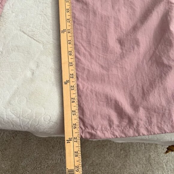 Women's Dusty Pink Cargo Pants Elastic Waist Wide Leg Casual Trousers XXL - Picture 6 of 8